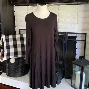 Old Navy long sleeve black dress